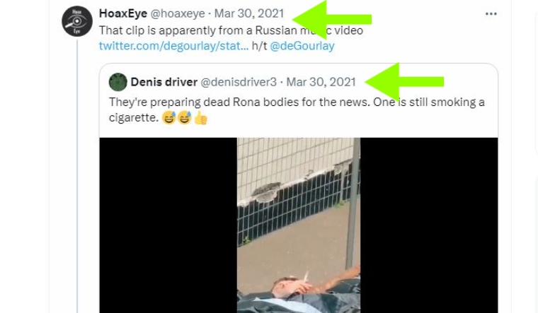 Smiking dead man covid fact check: We found that the video is doing rounds with similar claims since 2021